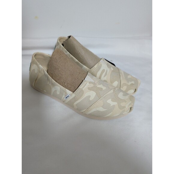 Women's TOMS Camouflage Shoes Alpargata 5.5 Ortholite Comfort Foam Insoles - Picture 8 of 10